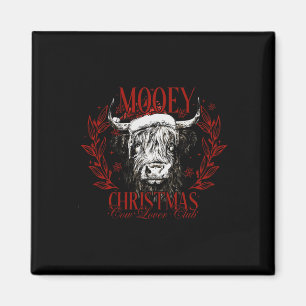 Mooey Christmas Koe Lover Club Western Santa Koe W Magneet