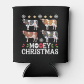 Mooey Christmas Koe Lover Holiday Boerderij Farmer Blikjeskoeler (Voorkant)