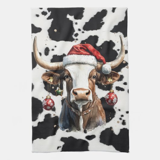 Mooey Christmas  Theedoek (Verticaal)