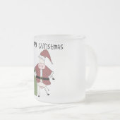 Mooey Cow kerstshirts en cadeautjes Matglas Koffiemok (Voorkant rechts)