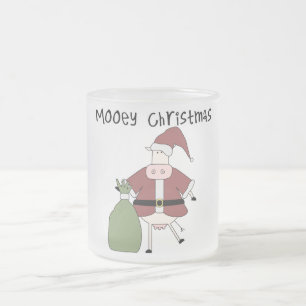 Mooey Cow kerstshirts en cadeautjes Matglas Koffiemok