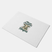 Mooey Kerst Vaarzen Grappig Koe Kerst Ontwerp Deurmat (Schuin)