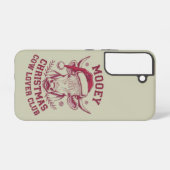 Mooey Kerst Westerne Koe Lover Club Xmas Seizoen Samsung Galaxy Hoesje (Achterkant horizontaal)