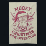 Mooey Kerst Westerne Koe Lover Club Xmas Seizoen Theedoek<br><div class="desc">Mooey Kerst Westerne Koe Lover Club Xmas Seizoen Highland</div>