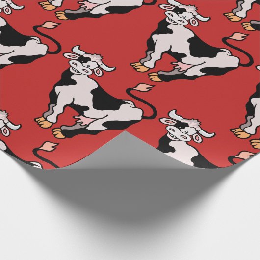 "Mooey" kerstcadeautje Cadeaupapier (Hoek)