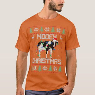 Mooey kerstcadeautjes Koe lelijke kerstcadeautjes T-shirt