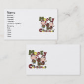 Mooey Kerstmis Visitekaartje (Voorkant / Achterkant)