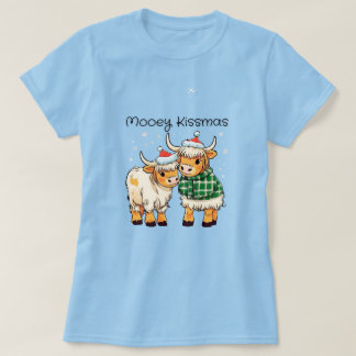 Mooey Kissmas Highland Koeien Shirt