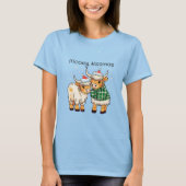 Mooey Kissmas Highland Koeien Shirt (Voorkant)