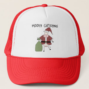 Mooey Koe Kerst Tshirts en Cadeaus Trucker Pet