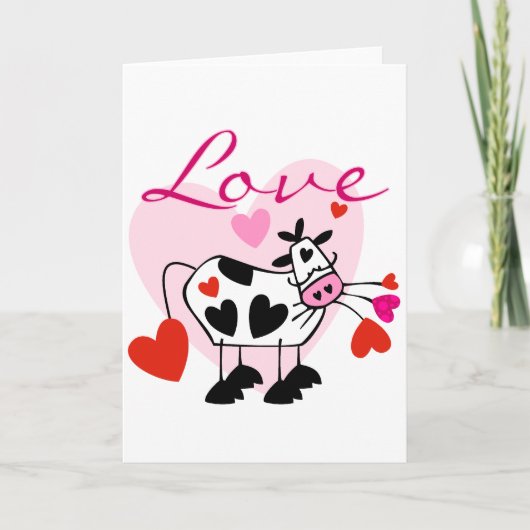 Mooey Love Valentijn Feestdagen Kaart (Voorkant)