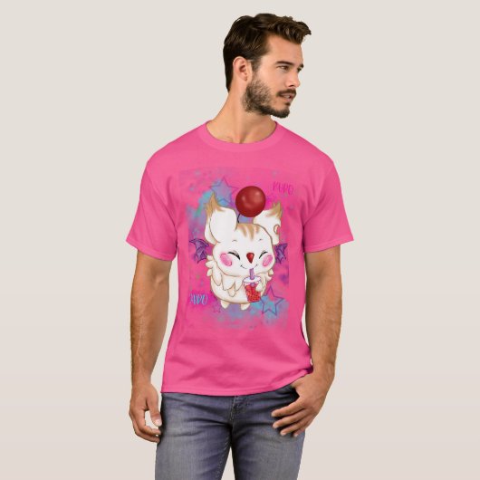Moogle - Bubble Tea T-shirt (Voorkant volledig)
