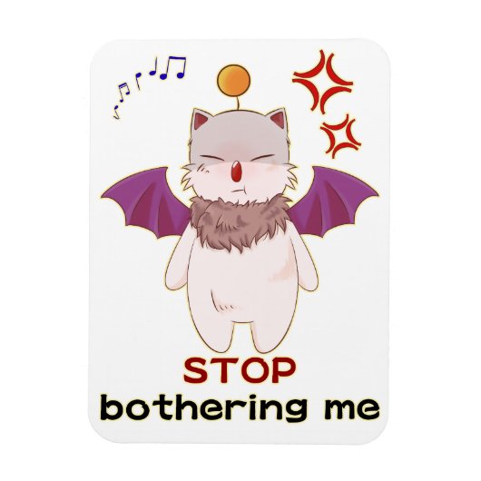 moogle from final fantasy magneet (Verticaal)