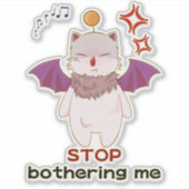 moogle from final fantasy sticker (Voorkant)