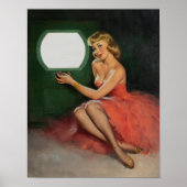 Mooi 1950 Pinup Poster (Voorkant)