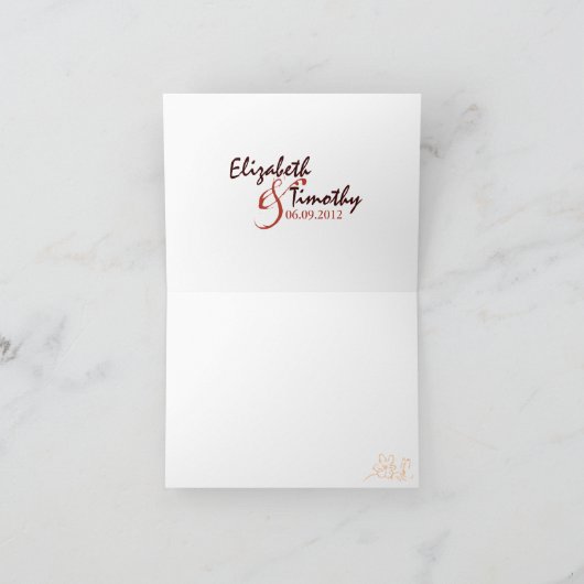 Mooi 1 Korintiërs 13 Dank u kaart - V1 (Binnen)