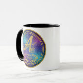 Mooi 'A' Monogrammok - Ananya's Est. 2025 Persoonl Mok (Voorkant links)