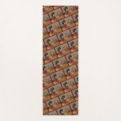 Mooi aanraakmoment tussen houten eenden yogamat (Voorkant)