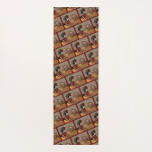 Mooi aanraakmoment tussen houten eenden yogamat (Achterkant)