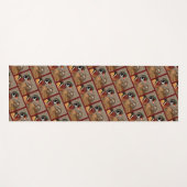 Mooi aanraakmoment tussen houten eenden yogamat (Voorkant (horizontaal))