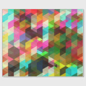 Mooi Abstract geometrisch patroon Cadeaupapier (Vlak)