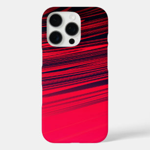 Mooi Abstract marmeren patroon in rood en zwart iPhone 16 Pro Hoesje