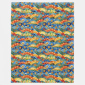 Mooi Abstract naadloos patroonontwerp Fleece Deken (Voorkant)