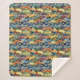 Mooi Abstract naadloos patroonontwerp Sherpa Deken