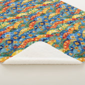 Mooi Abstract naadloos patroonontwerp Sherpa Deken (3/4)