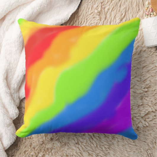 Mooi Abstract regenboogontwerp - Kussen (Deken)