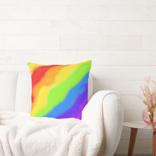 Mooi Abstract regenboogontwerp - Kussen (Bank)