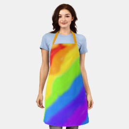 Mooi Abstract regenboogontwerp - Schort