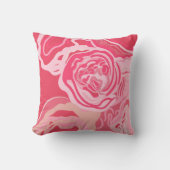Mooi abstract rozen design kussen (Voorkant)