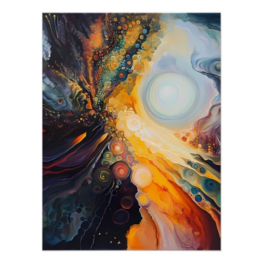 Mooi, Abstract, ruimte Poster (Voorkant)