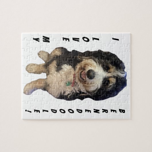 Mooi afbeelding van Birdie de Bernedoodle Legpuzzel (Horizontaal)