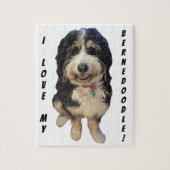 Mooi afbeelding van Birdie de Bernedoodle Legpuzzel (Verticaal)