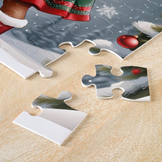 Mooi Afrikaans Amerikaans Meisje Puzzel Legpuzzel (Zijkant)