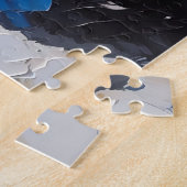 Mooi Afrikaans Amerikaans Romantisch Man en Vrouw Legpuzzel (Zijkant)