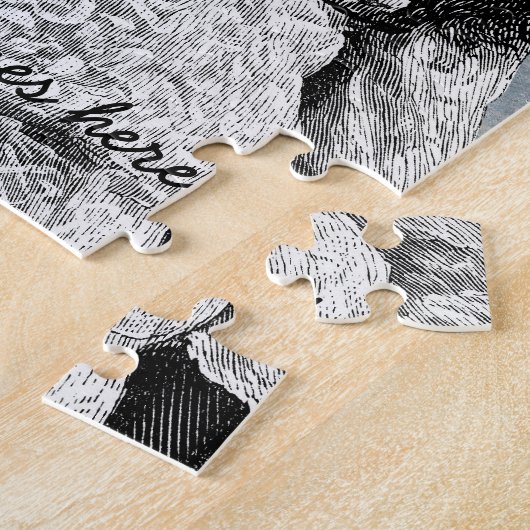 Mooi Afrikaans meisje Legpuzzel (Zijkant)