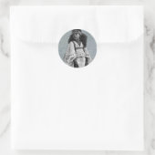 Mooi Afrikaans meisje Ronde Sticker (Tas)