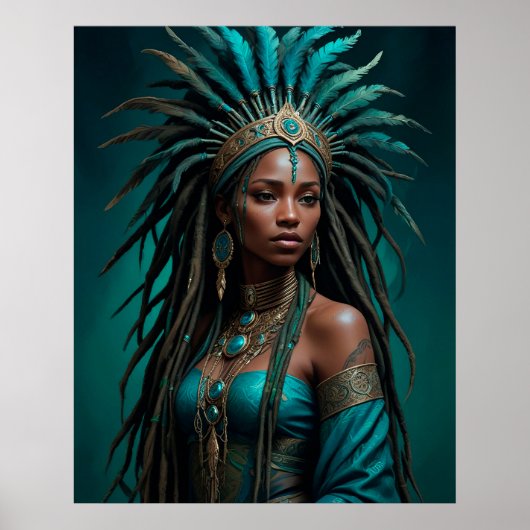 Mooi Afrikaans Queen Poster (Voorkant)