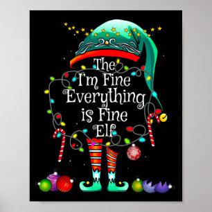 Mooi alles is goed elf bijpassende familie poster