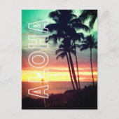 Mooi Aloha Hawaiian Sunset Briefkaart (Voorkant)