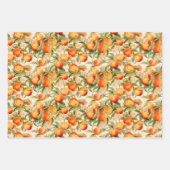 Mooi als een perzik, Peach Fuzz Thema Cadeau Inpakpapier Vel (Voorkant 2)