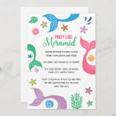 Mooi als een Zeemeermin Afscheidscadeau Bruidsfees Kaart (Voorkant / Achterkant)