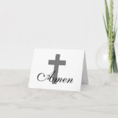 mooi AMEN met KRUIS | Kaart (Voorkant)