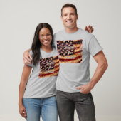 Mooi Amerika, Grijs, Patriottische Mannen T-Shirt (Unisex)