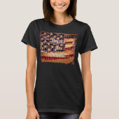 Mooi Amerika, Zwart, Patriottisch Vrouwen T-shirt (Voorkant)