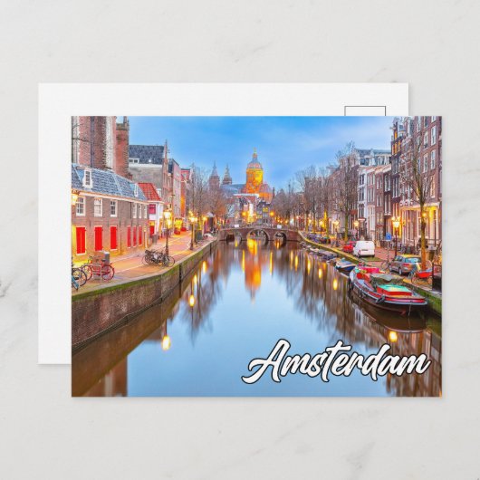 Mooi Amsterdam, Nederland Briefkaart (Voorkant / Achterkant)