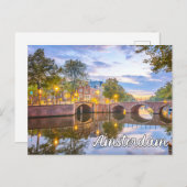 Mooi Amsterdam, Nederland Briefkaart (Voorkant / Achterkant)